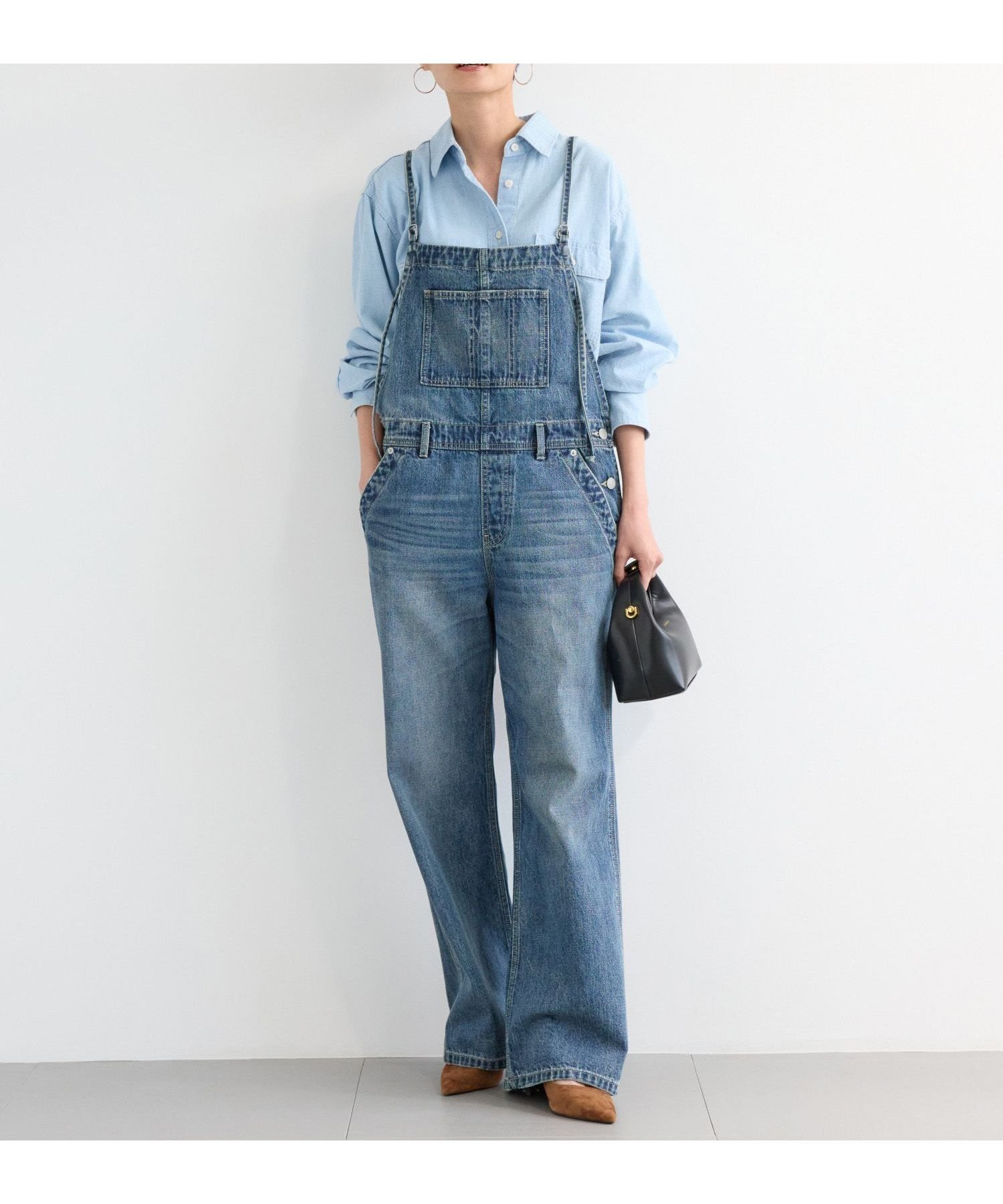 【バンヤードストーム/BARNYARDSTORM】のデニムサロペット インテリア・キッズ・メンズ・レディースファッション・服の通販 founy(ファニー) 　ファッション　Fashion　レディースファッション　WOMEN　ワンピース　Dress　サロペット　Salopette　おすすめ　Recommend　インディゴ　Indigo　カットソー　Cut And Sew　コンパクト　Compact　シューズ　Shoes　デニム　Denim　ファブリック　Fabric　ヴィンテージ　Vintage　インディゴ87|ID: prp329100004476240 ipo3291000000031719808