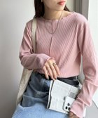 【ディスコート/Discoat】の【万能インナー/18色展開】前後2WAYリブメローロングスリーブ《WEB限定》 人気、トレンドファッション・服の通販 founy(ファニー) ファッション Fashion レディースファッション WOMEN インナー Inner コンパクト Compact スリーブ Sleeve ロング Long thumbnail ピンク|ID: prp329100004476316 ipo3291000000031799258
