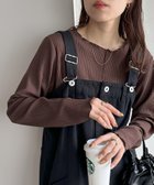 【ディスコート/Discoat】の【万能インナー/18色展開】前後2WAYリブメローロングスリーブ《WEB限定》 人気、トレンドファッション・服の通販 founy(ファニー) ファッション Fashion レディースファッション WOMEN インナー Inner コンパクト Compact スリーブ Sleeve ロング Long thumbnail ブラウン|ID: prp329100004476316 ipo3291000000031799259