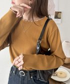 【ディスコート/Discoat】の【万能インナー/18色展開】前後2WAYリブメローロングスリーブ《WEB限定》 人気、トレンドファッション・服の通販 founy(ファニー) ファッション Fashion レディースファッション WOMEN インナー Inner コンパクト Compact スリーブ Sleeve ロング Long thumbnail キャメル|ID: prp329100004476316 ipo3291000000031799264
