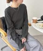 【ディスコート/Discoat】の【万能インナー/18色展開】前後2WAYリブメローロングスリーブ《WEB限定》 人気、トレンドファッション・服の通販 founy(ファニー) ファッション Fashion レディースファッション WOMEN インナー Inner コンパクト Compact スリーブ Sleeve ロング Long thumbnail ブラックその他1|ID: prp329100004476316 ipo3291000000031799273