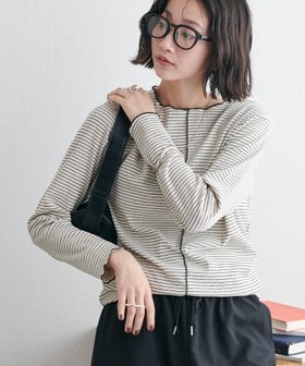 【ディスコート/Discoat】の【万能インナー/18色展開】前後2WAYリブメローロングスリーブ《WEB限定》 人気、トレンドファッション・服の通販 founy(ファニー) ファッション Fashion レディースファッション Ladies' Fashion Online インナー Inner コンパクト Compact スリーブ Sleeve ロング Long |ID:prp329100004476316