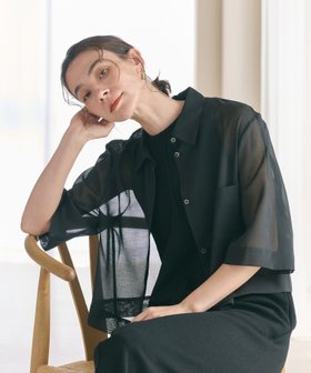 【ビューティ&ユース ユナイテッドアローズ/BEAUTY&YOUTH / UNITED ARROWS】 ポリエステル オーガンジー シャツ -ウォッシャブル-人気、トレンドファッション・服の通販 founy(ファニー) ファッション Fashion レディースファッション Ladies' Fashion Online トップス・カットソー Tops/Tshirt シャツ/ブラウス Shirts/Blouses ウォッシャブル Washable オーガンジー Organdy キャミソール Camisole シアー Sheer ショート Short シンプル Simple スラックス Slacks スリーブ Sleeve タンク Tank バランス Balance プリント Print ボックス Box ボトム Bottom 羽織 Haori おすすめ Recommend |ID:prp329100004476635