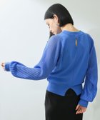 【アダム エ ロペ/ADAM ET ROPE'】の【WEB限定】パフスリーブニットプルオーバー ブルー(44)|ID: prp329100004476991 ipo3291000000031996988