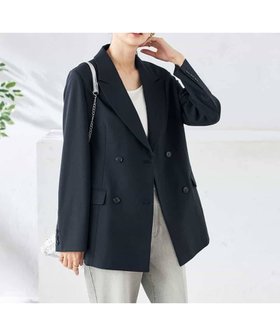 【アー ヴェー ヴェー/a.v.v】の【洗える/ストレッチ/UVカット】麻調ストレッチダブルブレストジャケット 人気、トレンドファッション・服の通販 founy(ファニー) ファッション Fashion レディースファッション WOMEN アウター Coat Outerwear ジャケット Jackets インナー Inner 春 Spring 洗える Washable クロップド Cropped ジャケット Jacket ストレッチ Stretch ストレート Straight セットアップ Set Up タイトスカート Tight Skirt ダブル Double 定番 Standard フレア Flare ボトム Bottom 楽ちん Easy ワイド Wide S/S・春夏 Ss・Spring/Summer 再入荷 Restock/Back In Stock/Re Arrival おすすめ Recommend 夏 Summer エレガント 上品 Elegant ビジネス 仕事 通勤 Business |ID:prp329100004477055