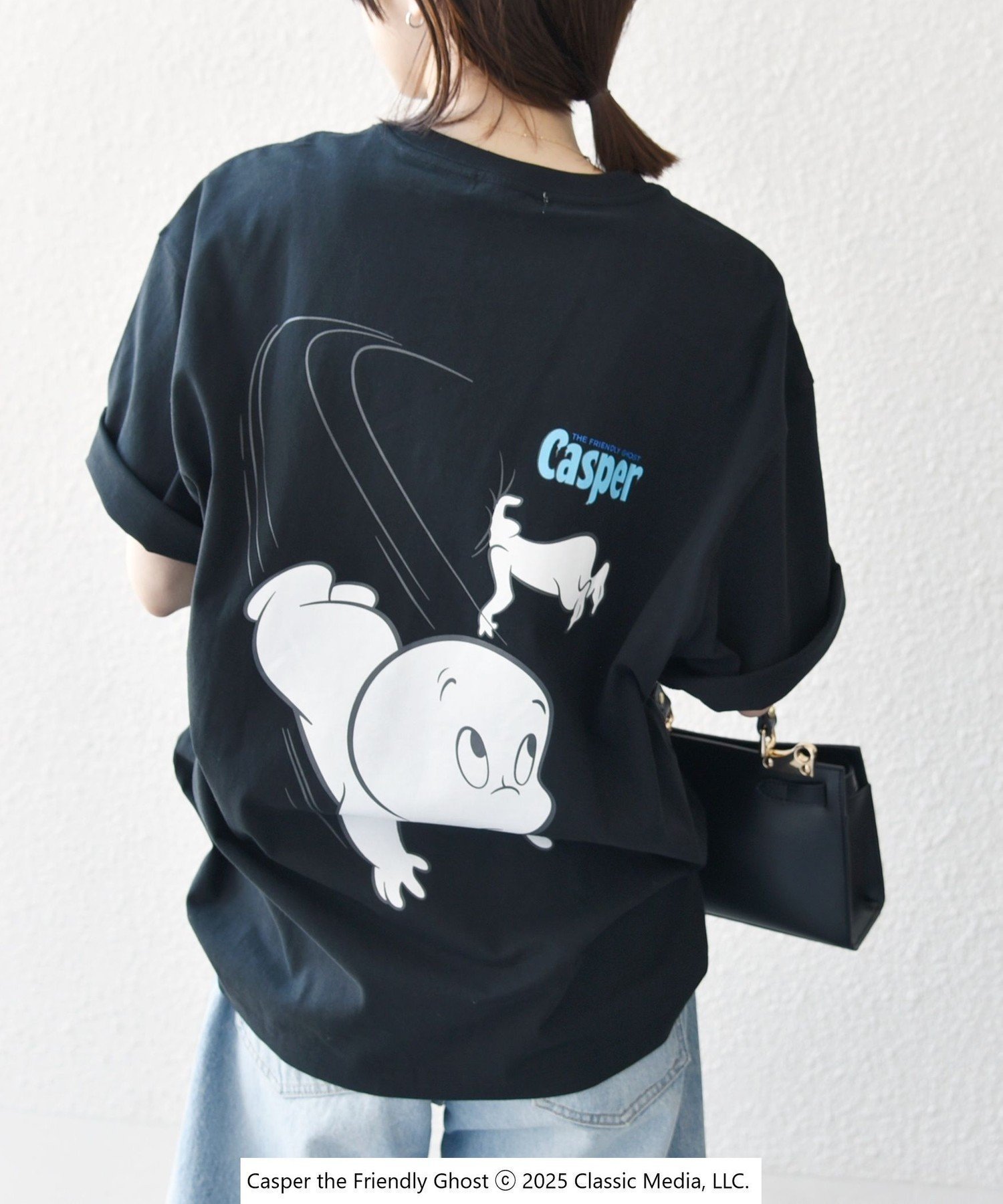 【シップス フォー ウィメン/SHIPS】のSHIPS any CASPER ワンポイント/バックプリント コラボ Tシャツ 人気、トレンドファッション・服の通販 founy(ファニー) 　ファッション　Fashion　レディースファッション　WOMEN　トップス・カットソー　Tops/Tshirt　シャツ/ブラウス　Shirts/Blouses　ロング / Tシャツ　T-Shirts　バッグ　Bag　キャラクター　Character　コラボ　Collaboration　フロント　Front　プリント　Print　ワンポイント　One Point　人気　Popularity　 other-1|ID: prp329100004477065 ipo3291000000031997845