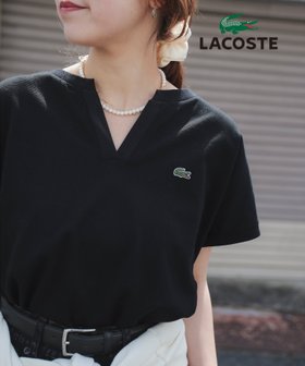 【ビーミングライフストアバイビームス/B:MING LIFE STORE by BEAMS】 【別注】LACOSTE / カノコ ハーフスリーブ Tシャツ 25SS 定番 リラックス おでかけ 体型カバー人気、トレンドファッション・服の通販 founy(ファニー) ファッション Fashion レディースファッション WOMEN トップス・カットソー Tops/Tshirt シャツ/ブラウス Shirts/Blouses ロング / Tシャツ T-Shirts 鹿の子 Pique スリット Slit スリーブ Sleeve デニム Denim 定番 Standard ハーフ Half バランス Balance ベーシック Basic 別注 Special Order リラックス Relax おすすめ Recommend 2025年 2025 2025春夏・S/S Ss,Spring/Summer,2025 |ID:prp329100004477101