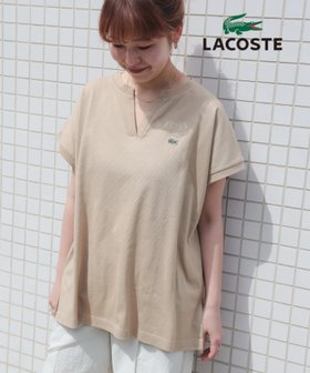 【ビーミングライフストアバイビームス/B:MING LIFE STORE by BEAMS】の【別注】LACOSTE / カノコ ハーフスリーブ Tシャツ 25SS 定番 リラックス おでかけ 体型カバー 人気、トレンドファッション・服の通販 founy(ファニー) ファッション Fashion レディースファッション Fashion for Women トップス・カットソー Cut & Sew Tops シャツ・ブラウス・オフィスカジュアル Elegant Blouses & Button-Ups ロングTシャツ・Tシャツ Longline T-Shirts & Tees 鹿の子 Piqué, Kanoko Fabric スリット Slit, Slit Detail スリーブ Sleeve, Long Sleeve / Short Sleeve デニム Denim, Jeans Material 定番 Standard, Basic Item ハーフ Half, Half-Length バランス Balance, Style Balance ベーシック Basic, Essential 別注 Limited Edition, Custom Order リラックス Relax, Relaxed Fit おすすめ Recommended / Our Picks 2025年 2025 2025春夏・S/S Spring/Summer 2025 SS25 |ID:prp329100004477101