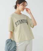 【グローバルワーク/GLOBAL WORK】のヘビロッTEEワイドプリント半袖/289396 人気、トレンドファッション・服の通販 founy(ファニー) ファッション Fashion レディースファッション WOMEN トップス・カットソー Tops/Tshirt カーゴパンツ Cargo Pants スリット Slit デニム Denim ネックレス Necklace パール Pearl プリント Print ワイド Wide 半袖 Short Sleeve 吸水 Water Absorption thumbnail くすみイエローカレッジ61|ID: prp329100004477183 ipo3291000000031750828