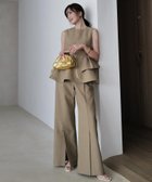 【アニュアンス/anuans】のセンタースリットワイドパンツ 人気、トレンドファッション・服の通販 founy(ファニー) ファッション Fashion レディースファッション Fashion for Women パンツ Pants & Trousers ストレート Straight, Straight Cut スリット Slit, Slit Detail センター Center, Center Line ドレープ Drape, Draping Fabric thumbnail BEIGE|ID: prp329100004477434 ipo3291000000033165714