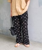 【スピック&スパン/Spick & Span】の《追加 》crinkle crinkle crinkle 3D embroidery dot pants CC-2508 人気、トレンドファッション・服の通販 founy(ファニー) ファッション Fashion レディースファッション WOMEN パンツ Pants thumbnail ブラック|ID: prp329100004477438 ipo3291000000031727562