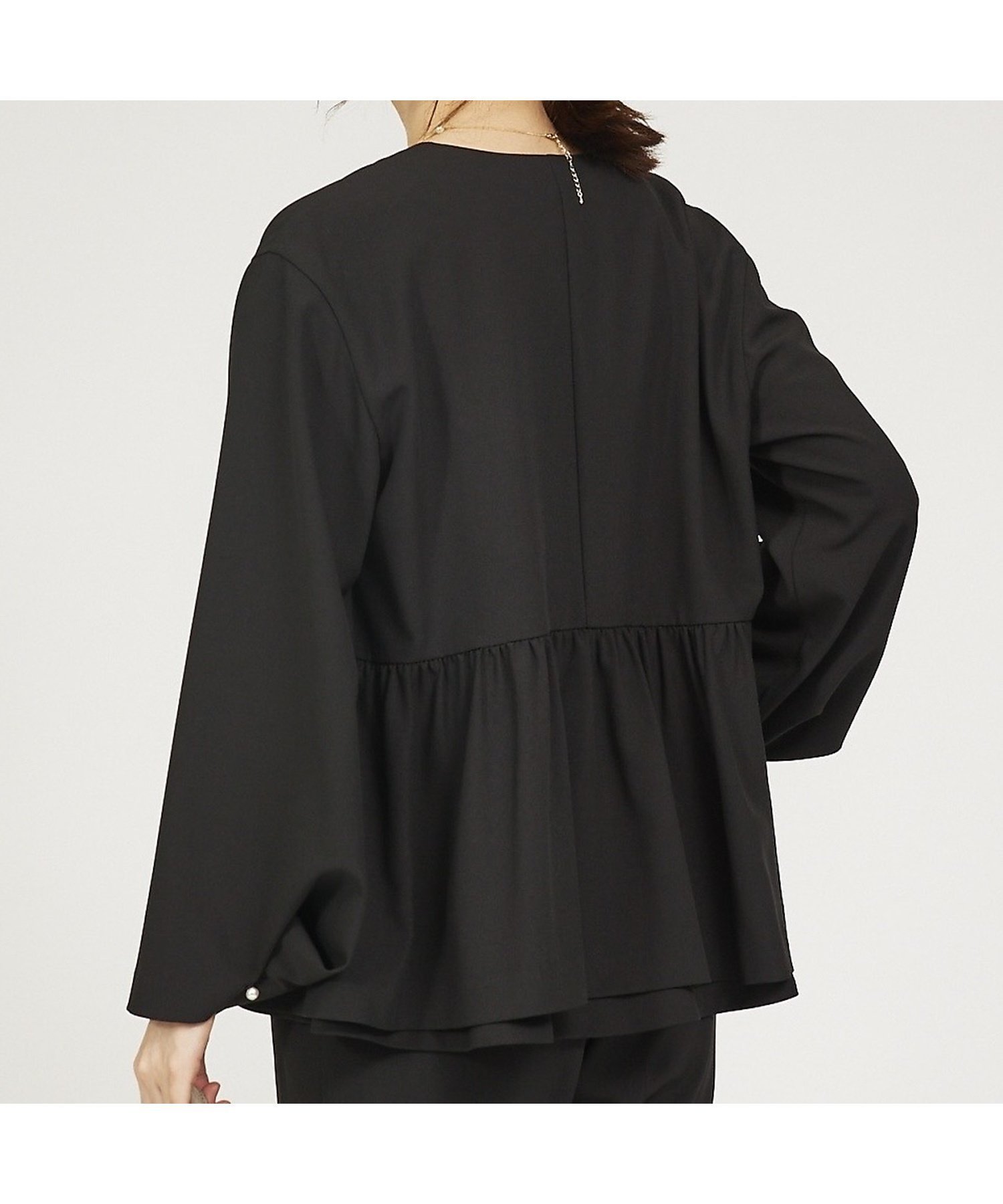 【アバハウスマヴィ/abahouse mavie】の【WEB Domani掲載】【セットアップ対応/エニデイカセット】ノーカラーボレ 人気、トレンドファッション・服の通販 founy(ファニー) 　ファッション　Fashion　レディースファッション　WOMEN　セットアップ　Setup　おすすめ　Recommend　ストレッチ　Stretch　スリーブ　Sleeve　セットアップ　Set Up　セレモニー　Ceremony　パール　Pearl　ペプラム　Peplum　人気　Popularity　ビジネス 仕事 通勤　Business　雑誌　Magazine　 other-1|ID: prp329100004477471 ipo3291000000031653740