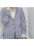 【サマンサモスモス/Samansa Mos2】のマルチスタイルVネックカーディガン 人気、トレンドファッション・服の通販 founy(ファニー) ファッション Fashion レディースファッション WOMEN トップス・カットソー Tops/Tshirt カーディガン Cardigans Vネック V-Neck カーディガン Cardigan スリット Slit thumbnail グレー|ID: prp329100004477658 ipo3291000000031938260