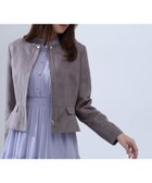【ナチュラル ビューティー ベーシック/NATURAL BEAUTY BASIC】のフェイクスウェードペプラムブルゾン ブラウン|ID: prp329100004477718 ipo3291000000031993119