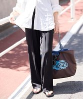 【スローブ イエナ/SLOBE IENA】のピンタックセミフレアパンツ 人気、トレンドファッション・服の通販 founy(ファニー) ファッション Fashion レディースファッション WOMEN パンツ Pants 2025年 2025 2025春夏・S/S Ss,Spring/Summer,2025 カットソー Cut And Sew シンプル Simple ジャケット Jacket リラックス Relax 夏 Summer 楽ちん Easy |ID:prp329100004477724