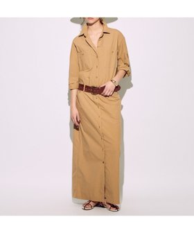 【ブリル/BRILL】のロングシャツワンピース 人気、トレンドファッション・服の通販 founy(ファニー) ファッション Fashion レディースファッション WOMEN ワンピース Dress シャツワンピース Shirt Dresses ストレート Straight タイプライター Typewriter パッチ Patch ポケット Pocket マキシ Maxi ワーク Work |ID:prp329100004477730