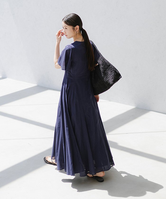 【デミルクス ビームス/Demi-Luxe BEAMS】の【7/11 9 59までポイント10倍】【ビームスの百名品】【別注】MARIHA / せせらぎのワンピース 25SS 旅行 お呼ばれ インテリア・キッズ・メンズ・レディースファッション・服の通販 founy(ファニー) https://founy.com/ ファッション Fashion レディースファッション Fashion for Women ワンピース Dresses インド Indian Textile シューズ Shoes, Footwear スリーブ Sleeve, Long Sleeve / Short Sleeve デコルテ Décolleté, Neckline ドレス Dress, One-Piece ネップ Nepp, Slub Yarn フラット Flat, Flat Shoes フレア Flare, Flared プリント Print, Printed Pattern 別注 Limited Edition, Custom Order 夏 Summer 旅行 Travel エレガント 上品 Elegant 2025年 2025 2025春夏・S/S Spring/Summer 2025 SS25 |ID: prp329100004477742 ipo3291000000032750446