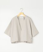 【ノーリーズ/NOLLEY'S】の《セットアップ可能》ノーカラー半袖ブルゾン グレイッシュベージュ|ID: prp329100004477771 ipo3291000000031985220