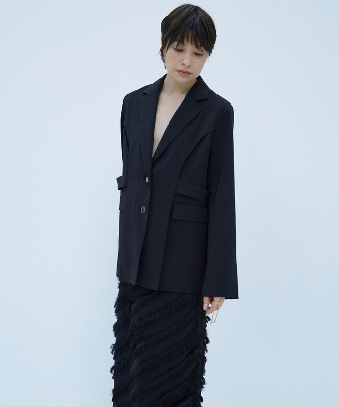 【ビームス ウイメン/BEAMS】の【6/12新規値下げ】RBS / サイド カーブ キリカエ ジャケット インテリア・キッズ・メンズ・レディースファッション・服の通販 founy(ファニー) https://founy.com/ ファッション Fashion レディースファッション Ladies' Fashion Online アウター Coat Outerwear ジャケット Jackets おすすめ Recommend ジャケット Jacket ストライプ Stripe セットアップ Set Up |ID: prp329100004477878 ipo3291000000032441207