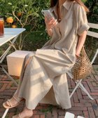 【ジュノア/JUNOAH】のリラックスマキシ丈シャツワンピース クリーム|ID: prp329100004477928 ipo3291000000031842450