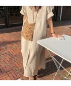 【ジュノア/JUNOAH】のリラックスマキシ丈シャツワンピース クリーム|ID: prp329100004477928 ipo3291000000033566875