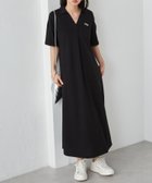 【ラナン/Ranan】のFILA ゆったりフレアーポロワンピース ブラック|ID: prp329100004478064 ipo3291000000032300466