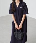 【ラナン/Ranan】のFILA ゆったりフレアーポロワンピース ネイビー|ID: prp329100004478064 ipo3291000000032300472