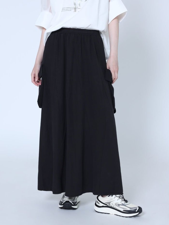 【ラシュッド/LASUD】のポイントポケットテンセルロングスカート インテリア・キッズ・メンズ・レディースファッション・服の通販 founy(ファニー) https://founy.com/ ファッション Fashion レディースファッション WOMEN スカート Skirt ロングスカート Long Skirt インディゴ Indigo セットアップ Set Up ポケット Pocket ロング Long |ID: prp329100004478436 ipo3291000000031997110