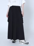 【ラシュッド/LASUD】のポイントポケットテンセルロングスカート ブラック|ID: prp329100004478436 ipo3291000000031997111