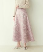 【ナチュラルクチュール/natural couture】のosonoフラワージャガードスカート ピンク|ID: prp329100004478461 ipo3291000000031935676