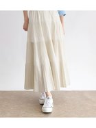 【ラシュッド/LASUD】のデザインプリーツスカート アイボリー|ID: prp329100004478466 ipo3291000000031923372