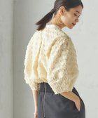 【シップス フォー ウィメン/SHIPS】の手洗い可能 幾何柄 カット ジャカード ブラウス クリーム|ID: prp329100004478605 ipo3291000000031994791