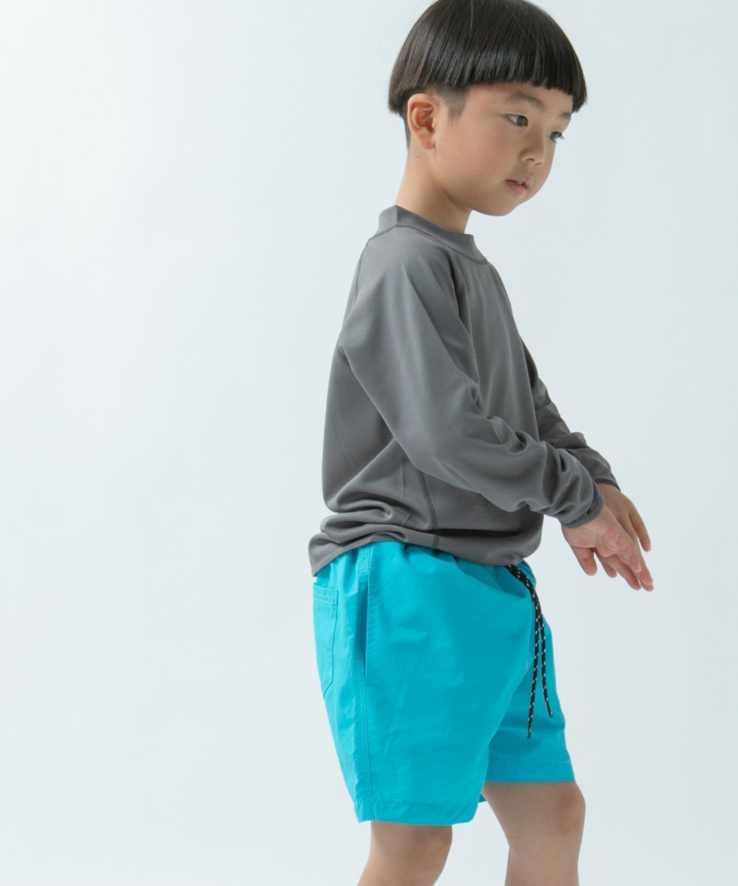 【ローリーズファーム/LOWRYS FARM / KIDS】のユニセットUPSWM インテリア・キッズ・メンズ・レディースファッション・服の通販 founy(ファニー) 　ファッション　Fashion　キッズファッション　KIDS　ショーツ　Shorts　ベーシック　Basic　ボトム　Bottom　夏　Summer　ブルー|ID: prp329100004478757 ipo3291000000031954665