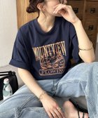 【ディスコート/Discoat】の【ユニセックス】MOUNTVIEWモチーフ刺繍ロゴTシャツ《WEB限定》 ネイビー|ID: prp329100004478764 ipo3291000000031773746
