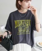 【ディスコート/Discoat】の【ユニセックス】MOUNTVIEWモチーフ刺繍ロゴTシャツ《WEB限定》 チャコールグレー|ID: prp329100004478764 ipo3291000000031773751