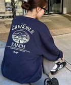 【ディスコート/Discoat】の【WEB限定】バックロゴビッグスウェット ネイビー|ID: prp329100004478794 ipo3291000000031997843