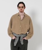 【ビューティ&ユース ユナイテッドアローズ/BEAUTY&YOUTH / UNITED ARROWS / MEN】のSteven Alan スラブ レギュラーカラー シャツ LOOSE 人気、トレンドファッション・服の通販 founy(ファニー) ファッション Fashion メンズファッション MEN とろみ Thickness ドレープ Drape バランス Balance モダン Modern ルーズ Loose レギュラー Regular ヴィンテージ Vintage thumbnail BEIGE|ID: prp329100004478905 ipo3291000000031895341