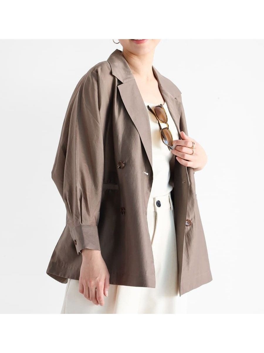 【ヴァン/Vin】の七分袖シアーシャツジャケット 人気、トレンドファッション・服の通販 founy(ファニー) 　ファッション　Fashion　レディースファッション　Fashion for Women　アウター　Coat / Outerwear Collection　レディースジャケット・軽アウター　Jackets　シアー　Sheer, See-Through　トレンド　Trend, Trending Now　ビッグ　Big, Oversized　エレガント 上品　Elegant　 other-1|ID: prp329100004479075 ipo3291000000031949379