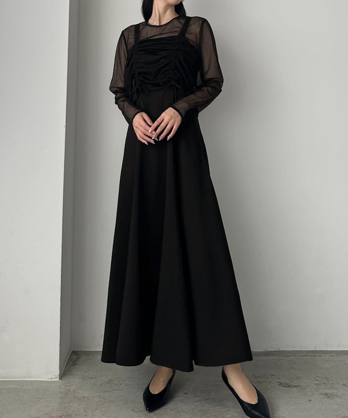 【ジュノア/JUNOAH】のルエレ ボレロセットキャミワンピース インテリア・キッズ・メンズ・レディースファッション・服の通販 founy(ファニー) https://founy.com/ ファッション Fashion レディースファッション WOMEN アウター Coat Outerwear ボレロ Bolero jackets ワンピース Dress キャミワンピース No Sleeve Dresses |ID: prp329100004479263 ipo3291000000031990681