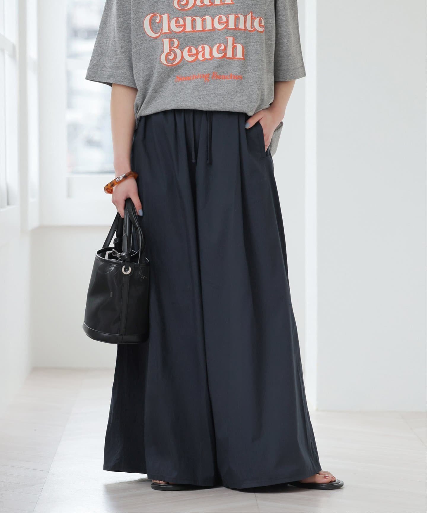 【ジャーナルスタンダード レリューム/JOURNAL STANDARD relume】の【MULTI FUNC+】ギャザーワイドパンツ 人気、トレンドファッション・服の通販 founy(ファニー) 　ファッション　Fashion　レディースファッション　WOMEN　パンツ　Pants　2025年　2025　2025春夏・S/S　Ss,Spring/Summer,2025　おすすめ　Recommend　アウトドア　Outdoor　ストレッチ　Stretch　リラックス　Relax　ワイド　Wide　夏　Summer　 other-1|ID: prp329100004479323 ipo3291000000031880797