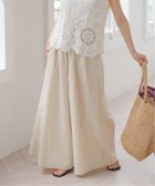 【ジャーナルスタンダード レリューム/JOURNAL STANDARD relume】の【MULTI FUNC+】ギャザーワイドパンツ 人気、トレンドファッション・服の通販 founy(ファニー) ファッション Fashion レディースファッション WOMEN パンツ Pants 2025年 2025 2025春夏・S/S Ss,Spring/Summer,2025 おすすめ Recommend アウトドア Outdoor ストレッチ Stretch リラックス Relax ワイド Wide 夏 Summer thumbnail ナチュラル|ID: prp329100004479323 ipo3291000000031880803