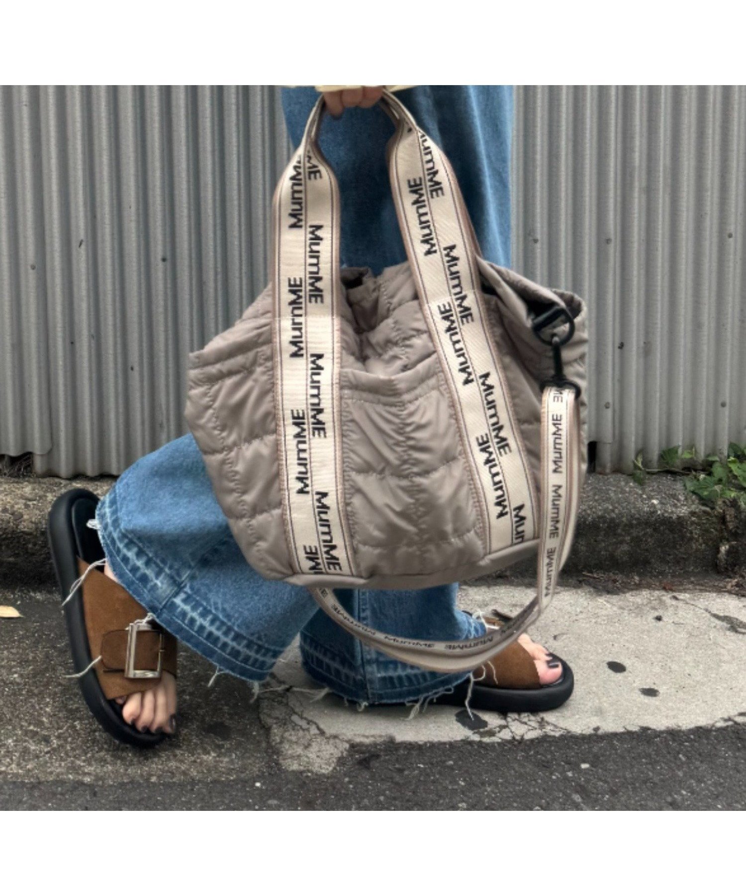 【チャオパニックティピー/CIAOPANIC TYPY】の新色登場!!【MumME】ジャガードテープキルティングスクエアトートBAG インテリア・キッズ・メンズ・レディースファッション・服の通販 founy(ファニー) 　ファッション　Fashion　レディースファッション　WOMEN　バッグ　Bag　2024年　2024　2024-2025秋冬・A/W　Aw/Autumn/Winter/Fw/Fall/2024-2025　おすすめ　Recommend　ショルダー　Shoulder　トレンド　Trend　ベーシック　Basic　ポケット　Pocket　レオパード　Leopard　グレー|ID: prp329100004479482 ipo3291000000031991262