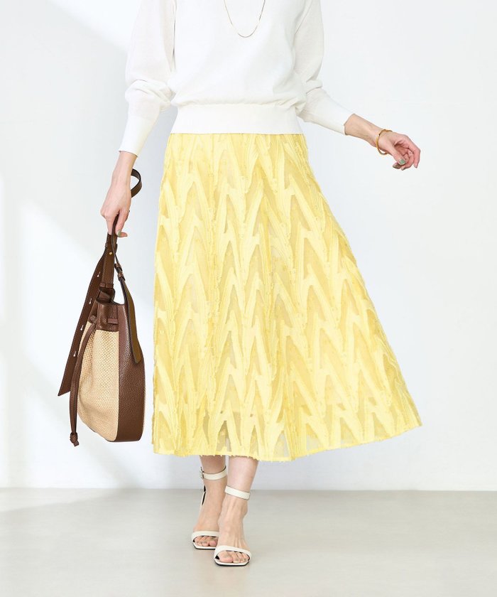 【ノーリーズ/NOLLEY'S】の《セットアップ対応》キラキラカットジャガードフレアスカート インテリア・キッズ・メンズ・レディースファッション・服の通販 founy(ファニー) https://founy.com/ ファッション Fashion レディースファッション WOMEN セットアップ Setup スカート Skirt スカート Skirt Aライン/フレアスカート Flared A-Line Skirts 2025年 2025 2025春夏・S/S Ss,Spring/Summer,2025 おすすめ Recommend カットジャガード Cut Jacquard スペシャル Special セットアップ Set Up ドット Dot ファブリック Fabric フレア Flare ヘリンボン Herringbone 切替 Switching 別注 Special Order |ID: prp329100004479640 ipo3291000000031785705