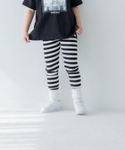 【ローリーズファーム/LOWRYS FARM / KIDS】のボーダーリブレギンス ブラック09|ID: prp329100004479928 ipo3291000000031935660