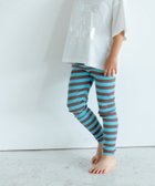 【ローリーズファーム/LOWRYS FARM / KIDS】のボーダーリブレギンス ブルー×ブラウン|ID: prp329100004479928 ipo3291000000031935664