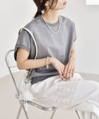 【シップス フォー ウィメン/SHIPS】のquaranciel 洗濯機可能 ライト ポンチ コンパクト フレンチスリーブ TEE ライトグレー|ID: prp329100004479984 ipo3291000000031982921
