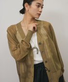 【サロン アダム エ ロペ/SALON adam et rope'】のブライトラメシアーカーディガン 一部WEB限定カラー 人気、トレンドファッション・服の通販 founy(ファニー) ファッション Fashion レディースファッション WOMEN トップス・カットソー Tops/Tshirt カーディガン Cardigans カーディガン Cardigan シアー Sheer スリーブ Sleeve バランス Balance thumbnail ゴールド(90)|ID: prp329100004480096 ipo3291000000031738145