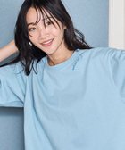 【コーエン/COEN】の【春色*ゆるシルエット/6色展開/WEB限定/推しカラー】刺繍ハーフスリーブTシャツ LT.BLUE|ID: prp329100004480205 ipo3291000000031682390