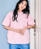 【コーエン/COEN】の【春色*ゆるシルエット/6色展開/WEB限定/推しカラー】刺繍ハーフスリーブTシャツ PINK|ID: prp329100004480205 ipo3291000000032268406