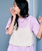 【コーエン/COEN】の【春色*ゆるシルエット/6色展開/WEB限定/推しカラー】刺繍ハーフスリーブTシャツ LILAC|ID: prp329100004480205 ipo3291000000032268412